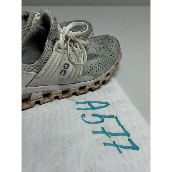 On Cloudswift Womens Running Shoes Lace Up White Gray Size 7 See Description - Picture 14 of 15